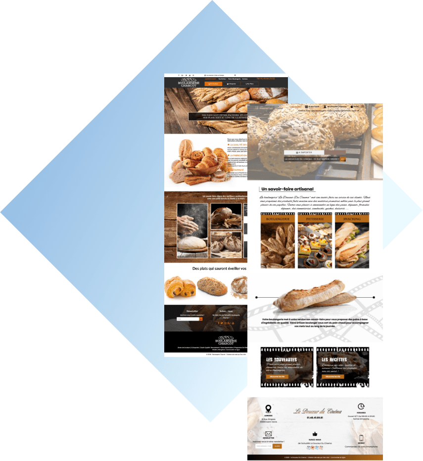 site internet pour boulangerie